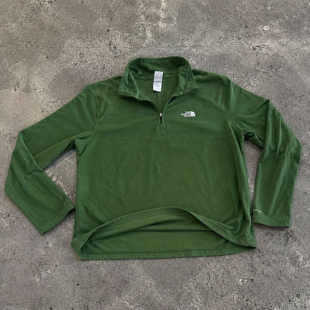 Green the north face quarter